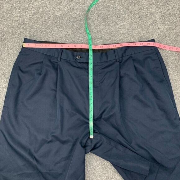 Daniel Cremieux Shorts Mens 42 Navy Signature Collection Flat Front Dress Golf - Picture 5 of 10